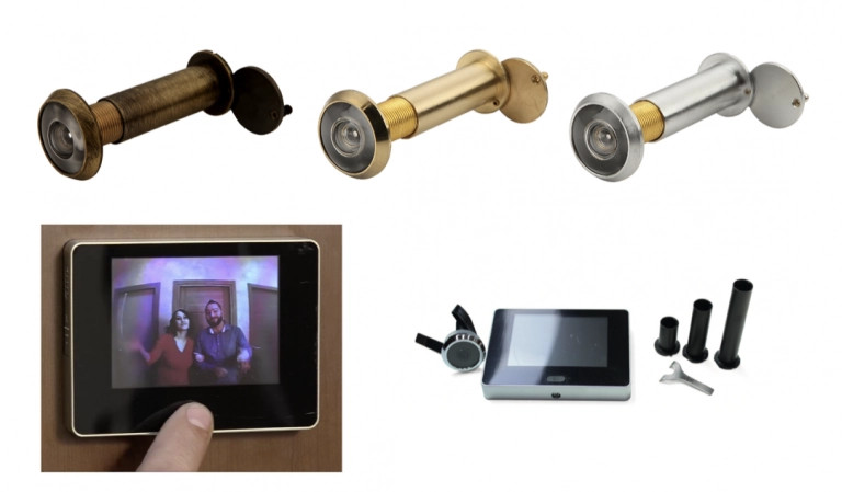 Spioncino digitale e classico